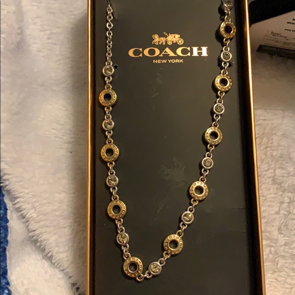 New in box coach necklace